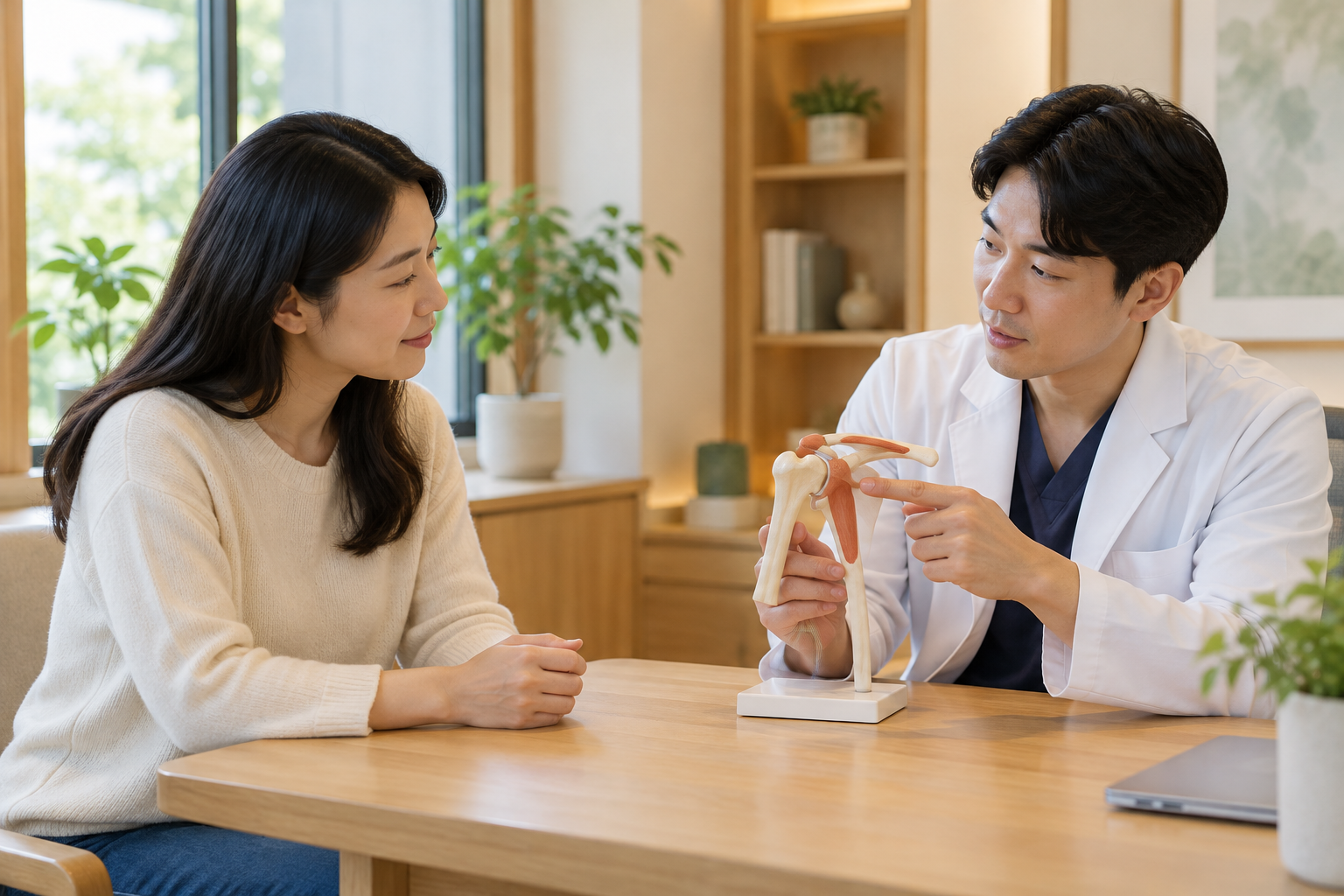 목포 어깨통증 한의원 — 어깨 상담에 관한 AI 설명용 이미지